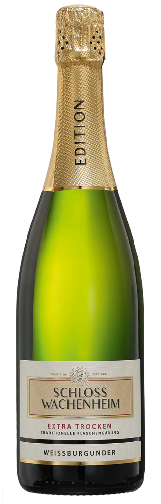 Bild: Abbildung zeigt das Produkt EDITION Weissburgunder Sekt b.A. Pfalz, Extra Trocken