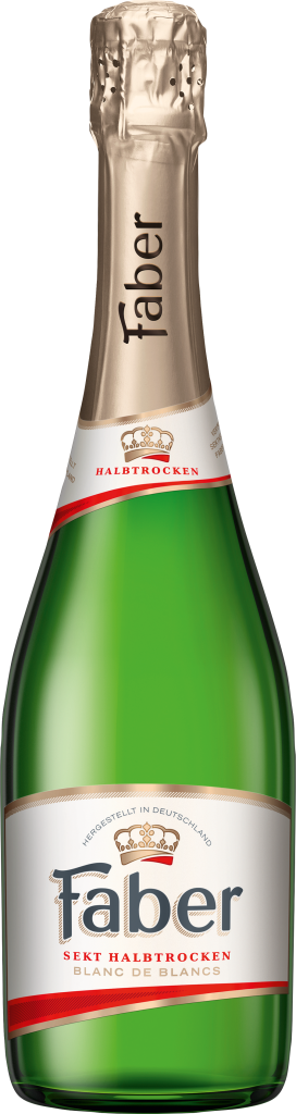 Bild: Abbildung zeigt das Produkt Faber Sekt halbtrocken