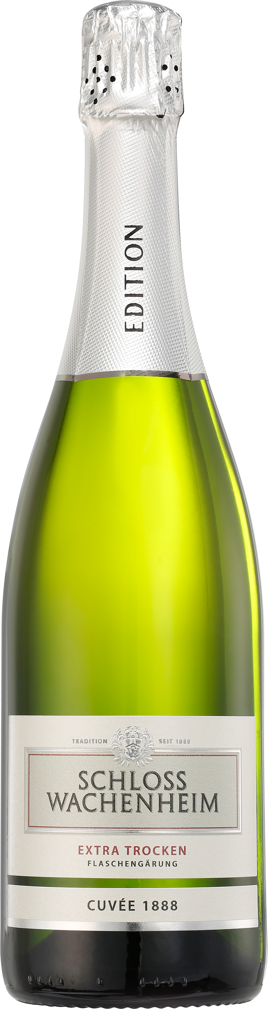 Bild: Abbildung zeigt das Produkt EDITION Cuvée 1888 Sekt b.A. Pfalz, extra trocken